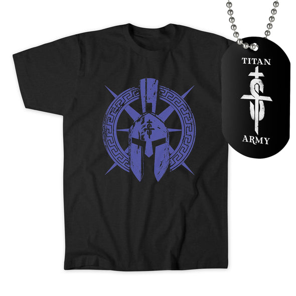 Titan Army Commander Tee and Dog Tag ***