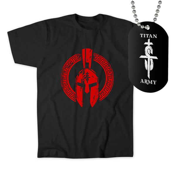 Titan Army General Tee and Dog Tag ***